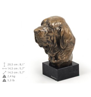 Fila Brasileiro głowa na kamieniu Art-Dog